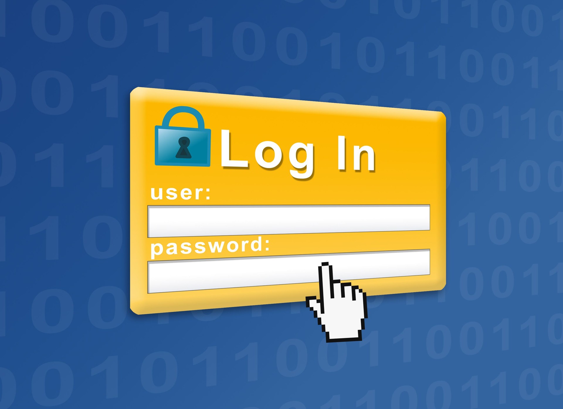 log in